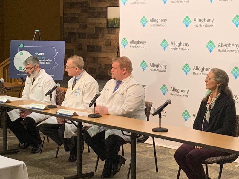 Allegheny Health Network coronavirus testing