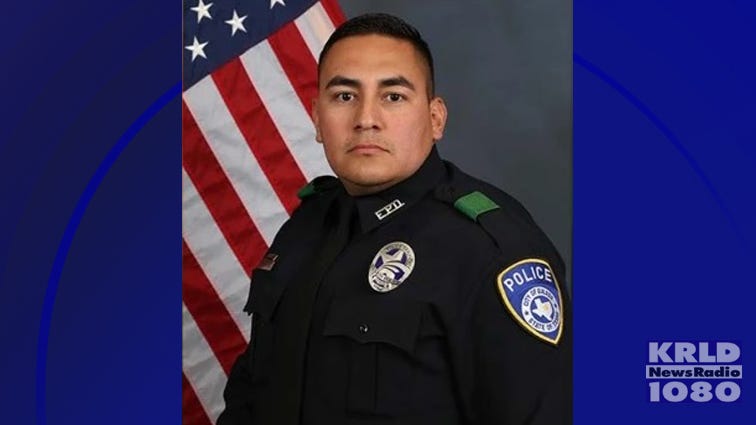 Widow of Euless officer killed in car crash recovering but has "very long road" ahead