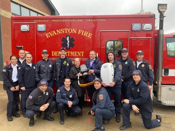 Evanston Fire Department group shot