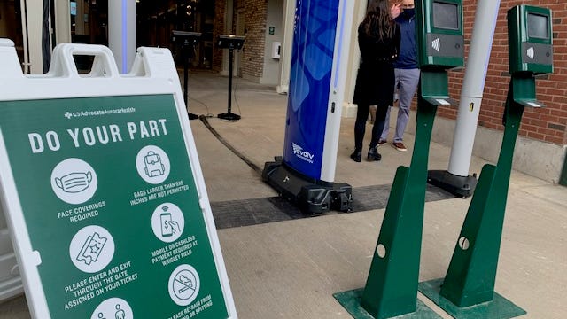 Fans will return to a 'fully cashless and mobile' Wrigley Field next week