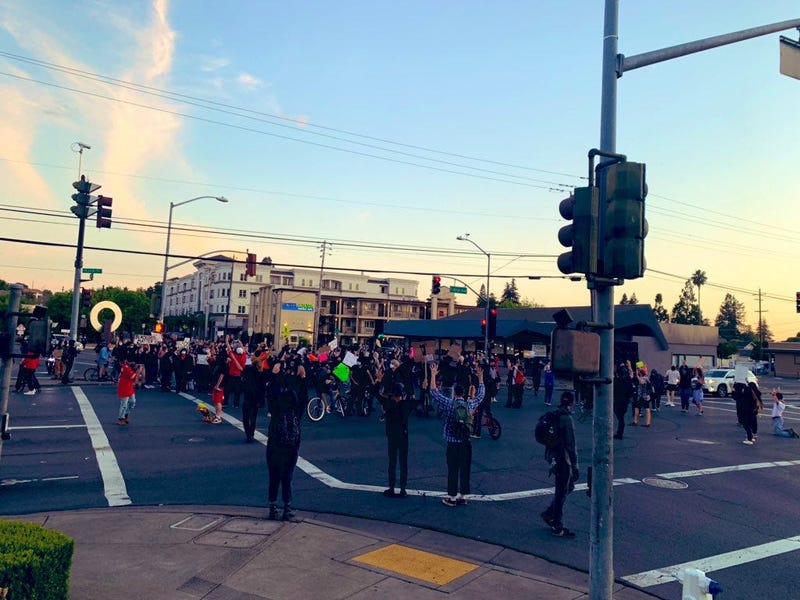 Protests in Santa Rosa, June 1, 2020