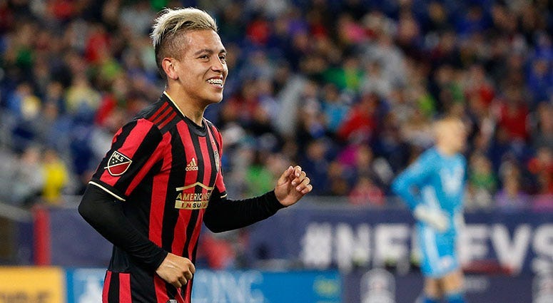 Atlanta United midfielder Ezequiel Barco