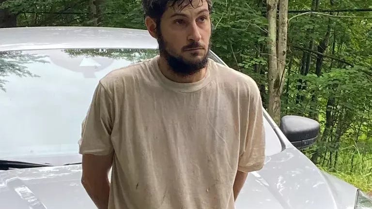 Couple checking out barking dog leads to encounter with escapee, his recapture
