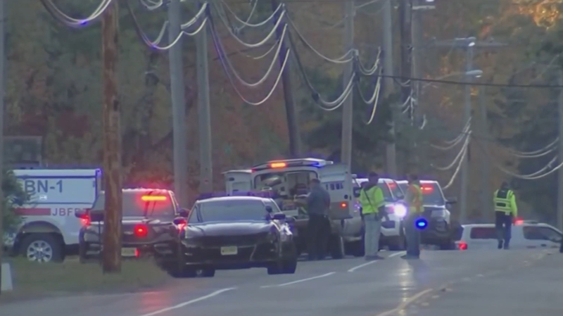 Pemberton Township residents were surprised by a heavy police presence on Saturday after a man opened fire on first responders at the scene of a fire.