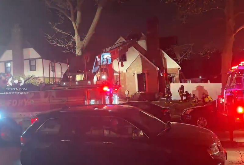FDNY crews responded to the home early Sunday morning