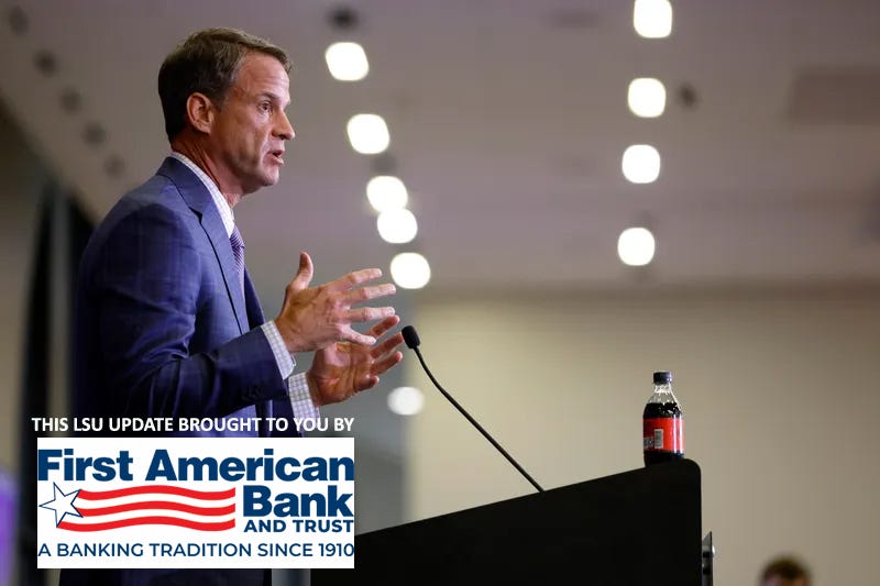 LSU coach Lane Kiffin