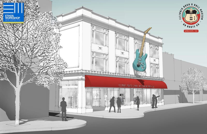 Construction is officially underway for the proposed Illinois Rock and Roll Museum in Joliet.