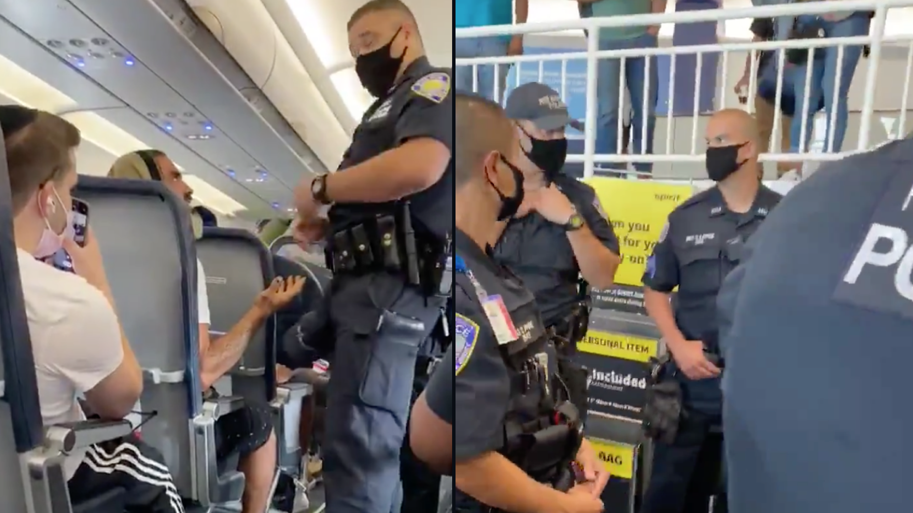 VIDEO: Man Forced Off Spirit Airlines Flight After He 'Refused' to Wear Face Covering