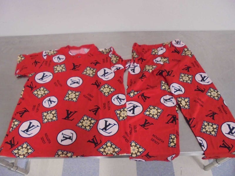 Fake designer pajamas