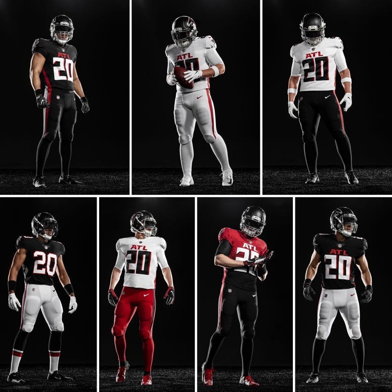 Atlanta Falcons New Uniforms