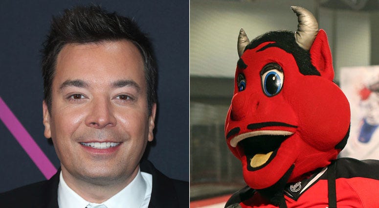 Jimmy Fallon and NJ Devil