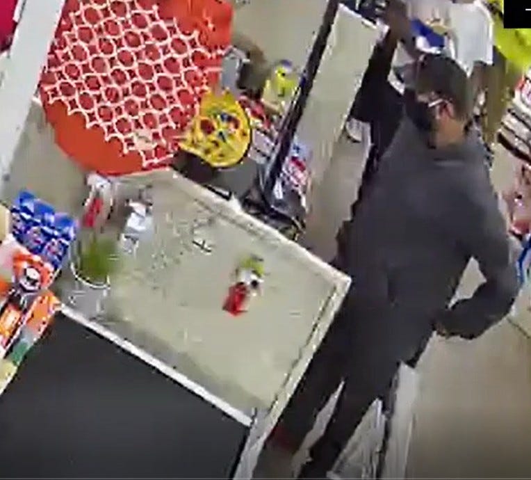 Man wanted in Family Dollar store armed robbery