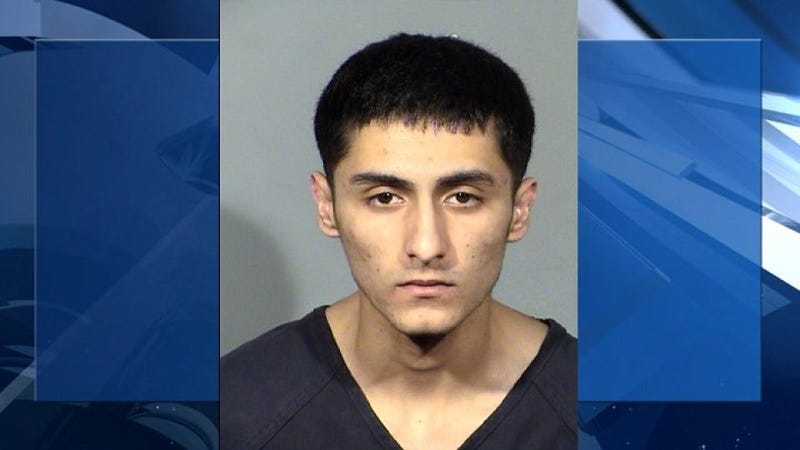 Mug shot of Fashion Show shooting suspect Christopher Valenzuela-Olivas