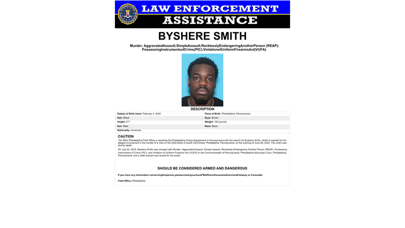 FBI searching for suspect in deadly South Philadelphia shooting last year