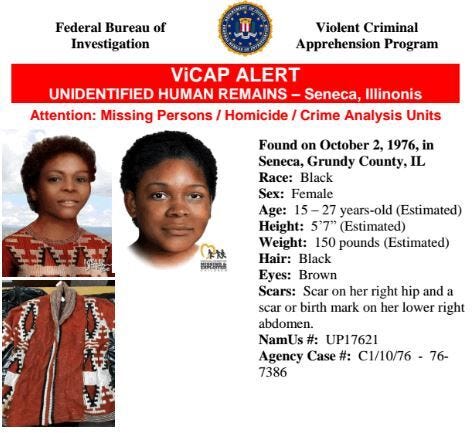 poster for unidentified woman