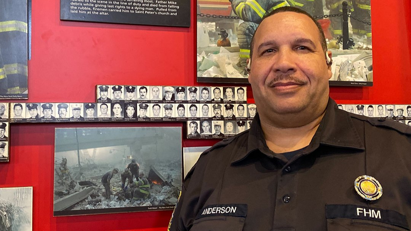Fireman's Hall Museum curator Brian Anderson
