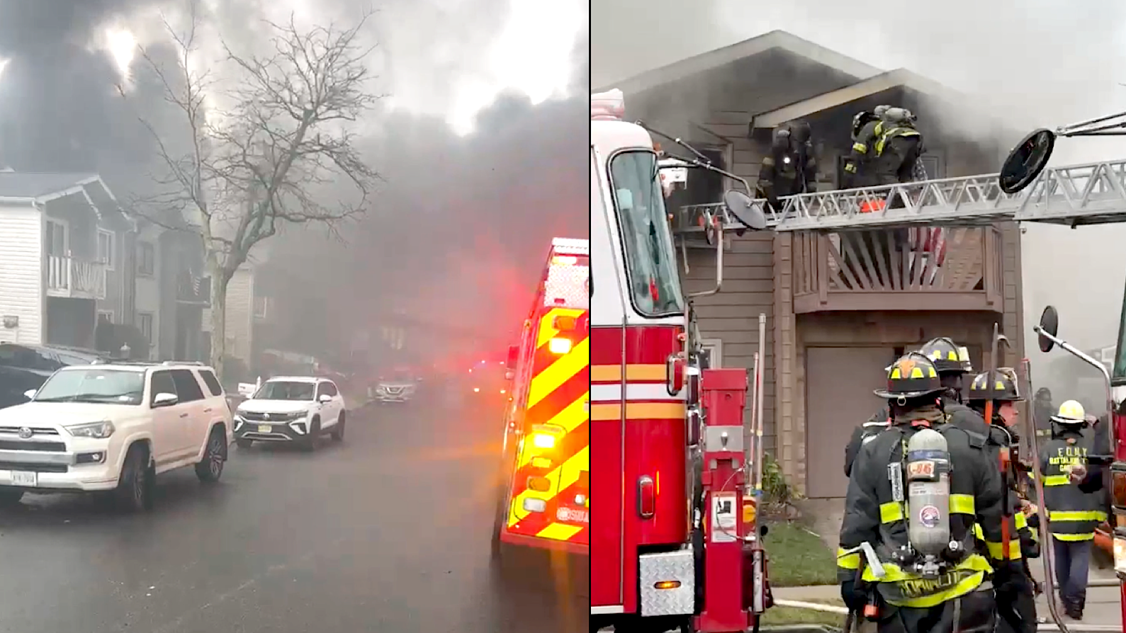 22 FDNY firefighters injured, 3 seriously, in Staten Island house fire