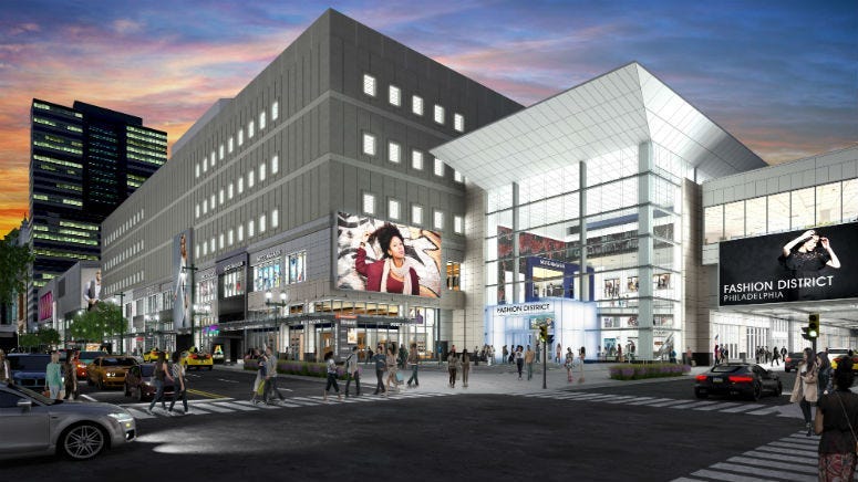 Adding to the reimagined Fashion District along Market Street East is "Round One," an arcade and entertainment company.
