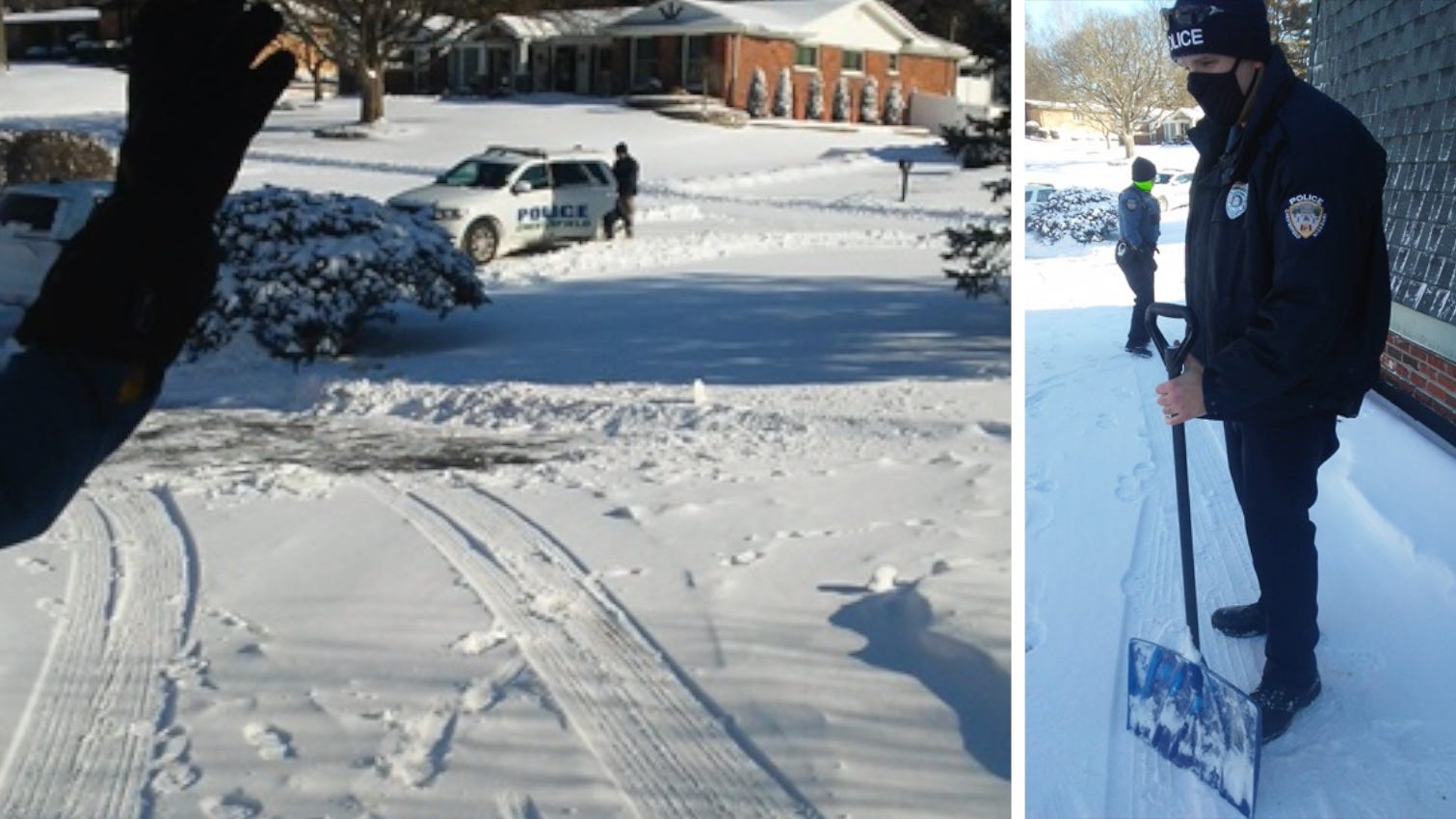 'We were overcome with emotions': Chesterfield couple astonished by officers' response