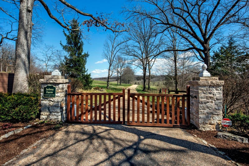 Front gates of the estate
