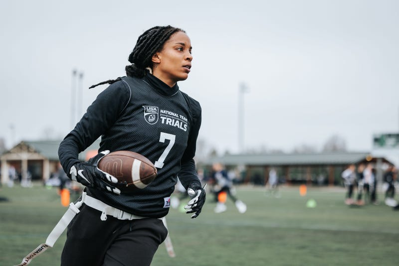 Megan Majors on the field