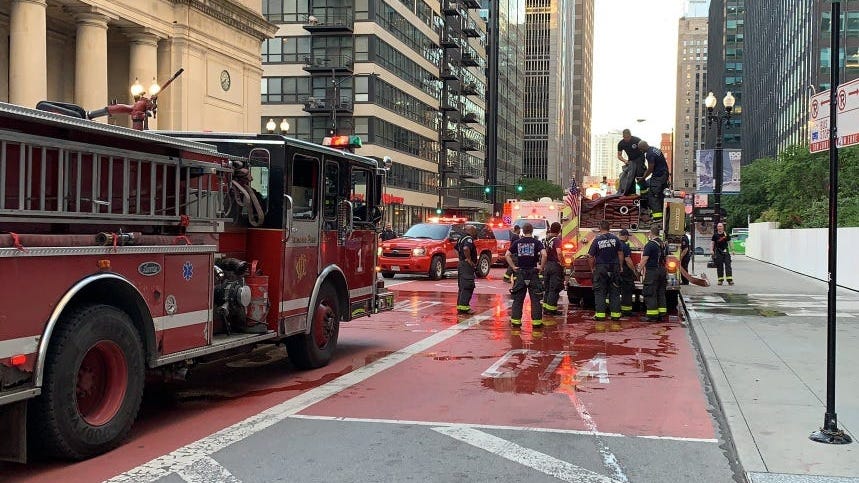 Train Fire Disrupts Service At Union Station