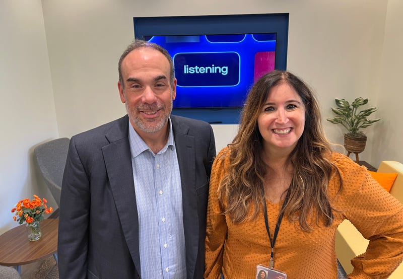 Fund For Educational Excellence President & CEO Roger Schulman with Gina Crash