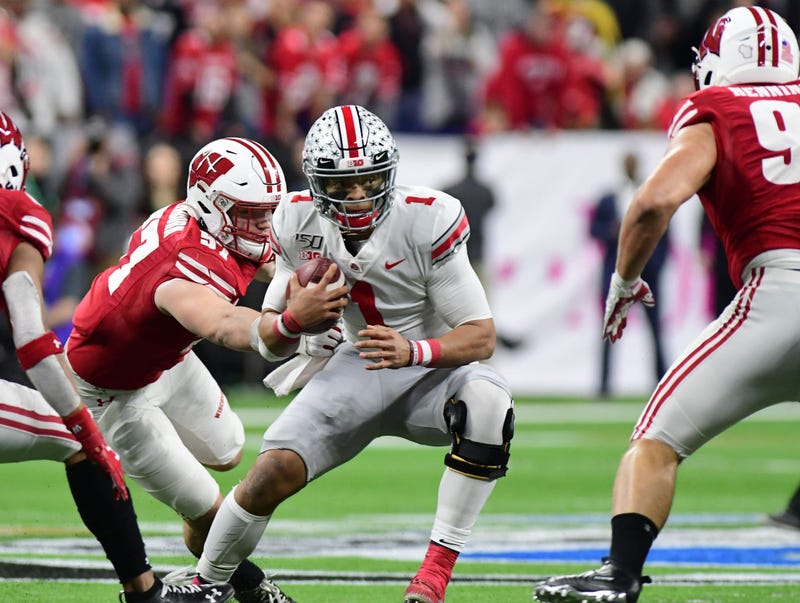Ohio State quarterback Justin Fields