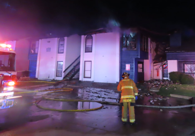 Several residents displaced after fire at Northeast Dallas apartment complex