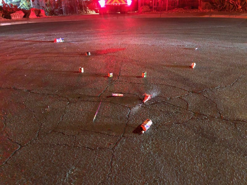 Discarded incendiary devices in Contra Costa County.