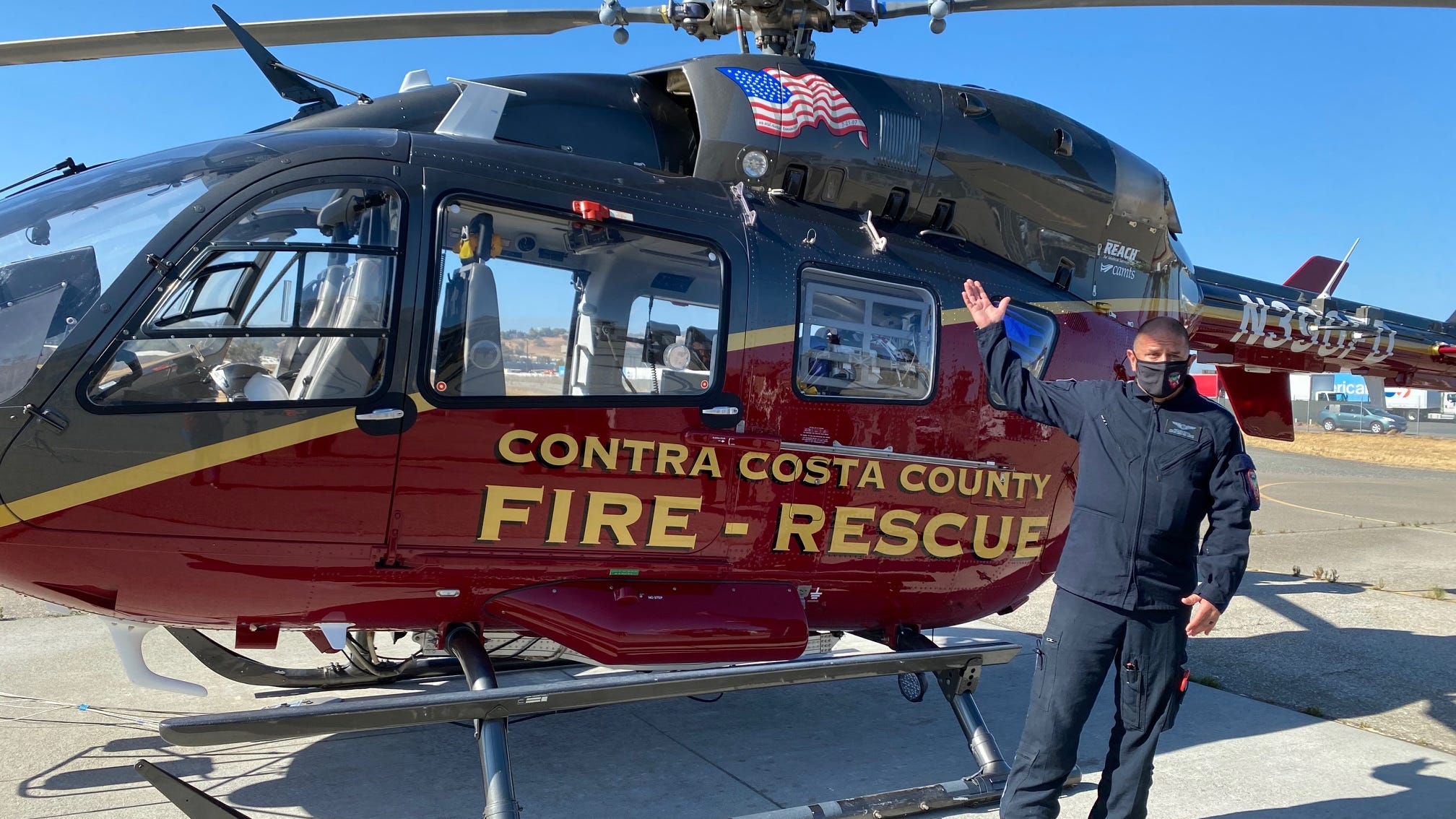 WATCH: Contra Costa County firefighters unveil new helicopter