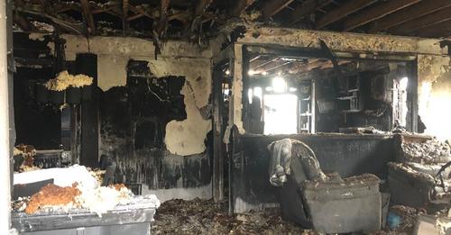 fire destroys Westland home