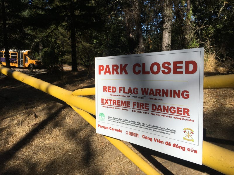 Joaquin Miller Park in Oakland was shut on Sept. 24, 2019 due to fire danger, but Netflix continued recording a new episode of "13 Reason Why" despite the danger there. 