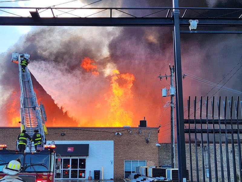 large fire