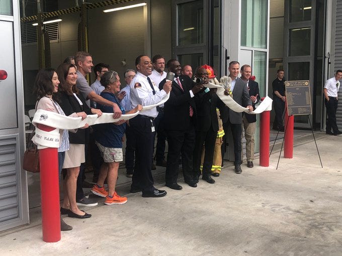 Dallas reopens fire station rebuilt to protect firefighters against cancer
