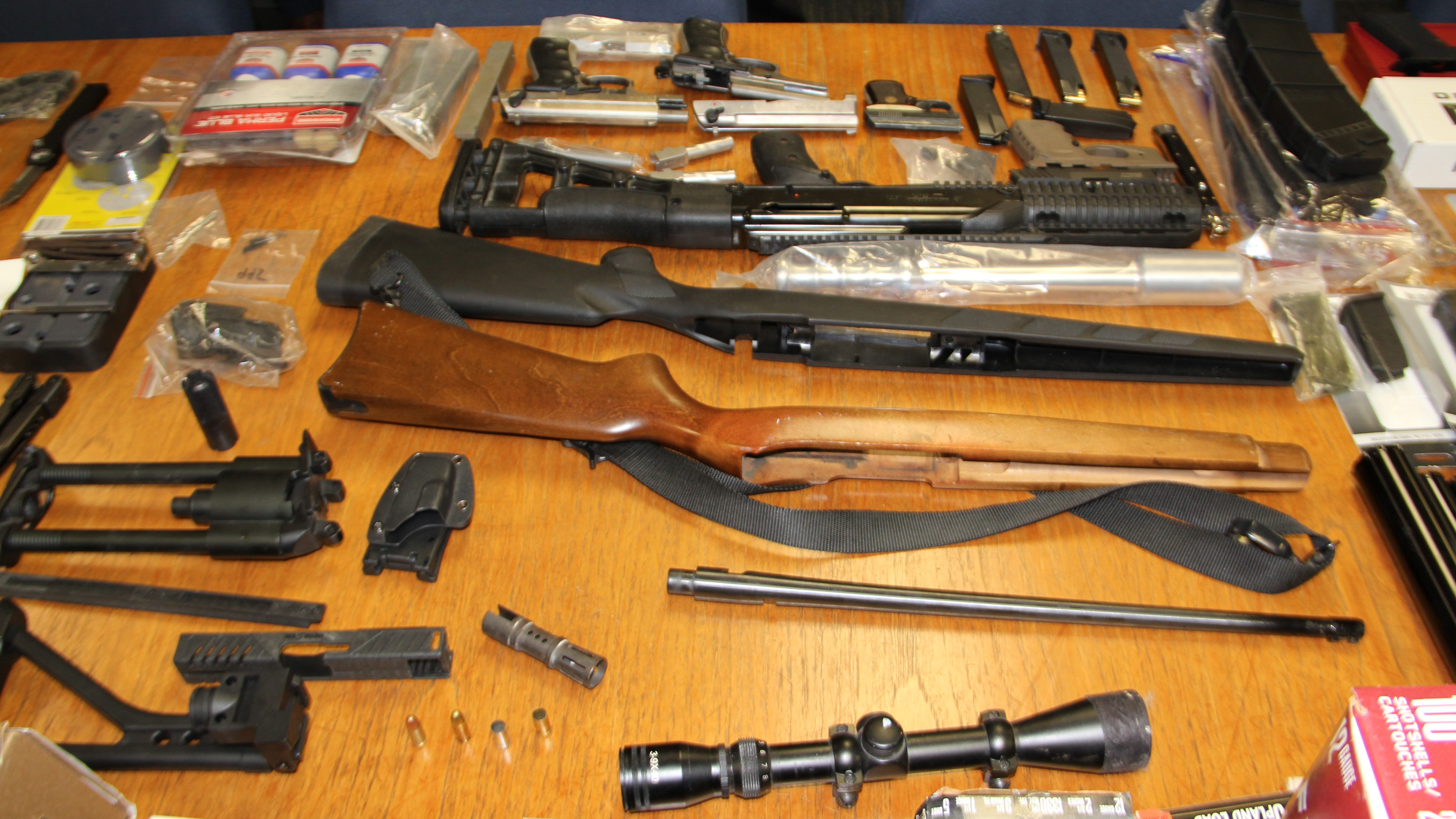Queens man faces 117-count complaint for massive cache of ammo, weapons: DA