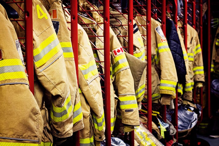 Firefighter killed