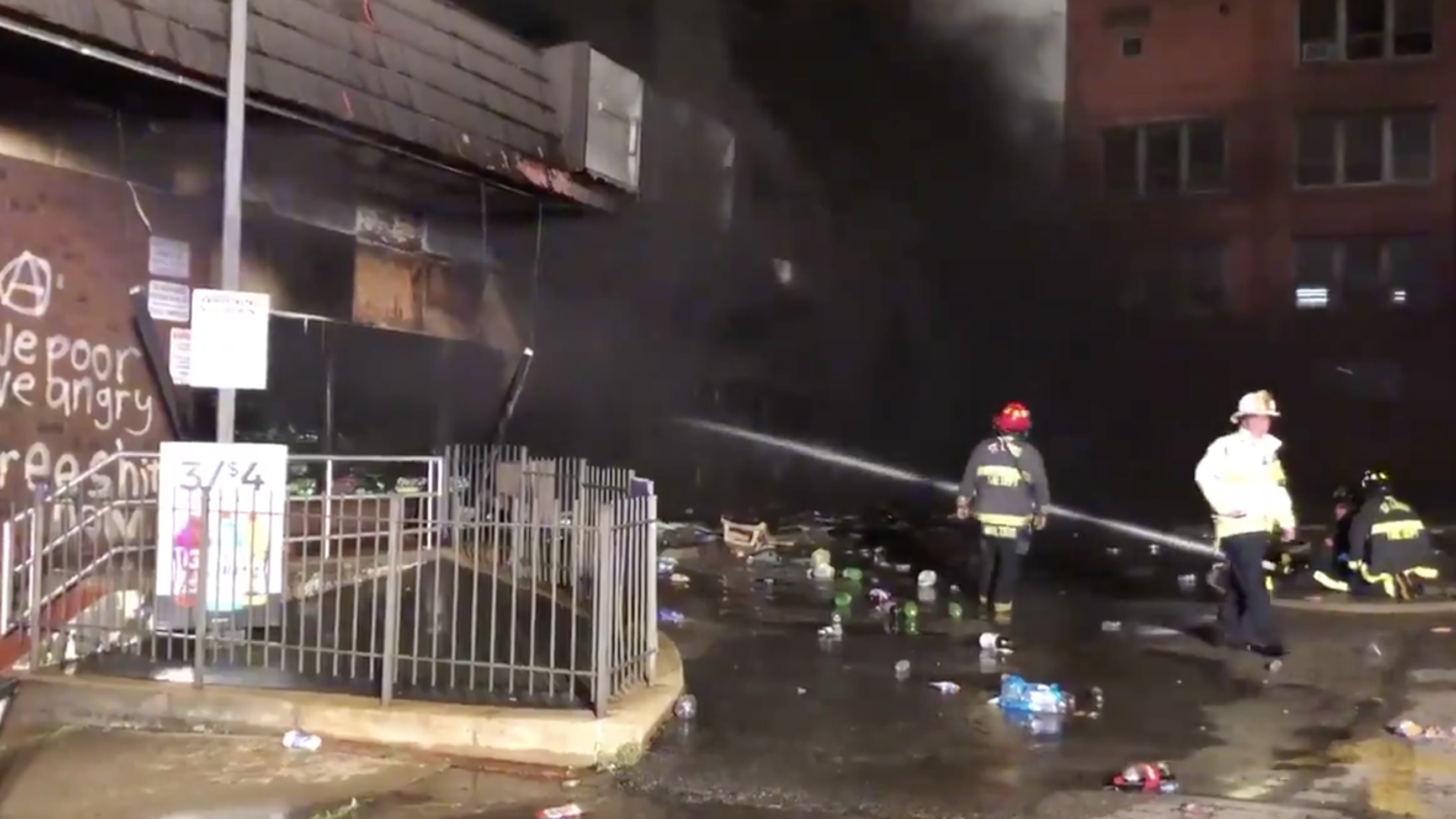St. Louis Firefighters Impeded by Protesters, Rocks Thrown at Some