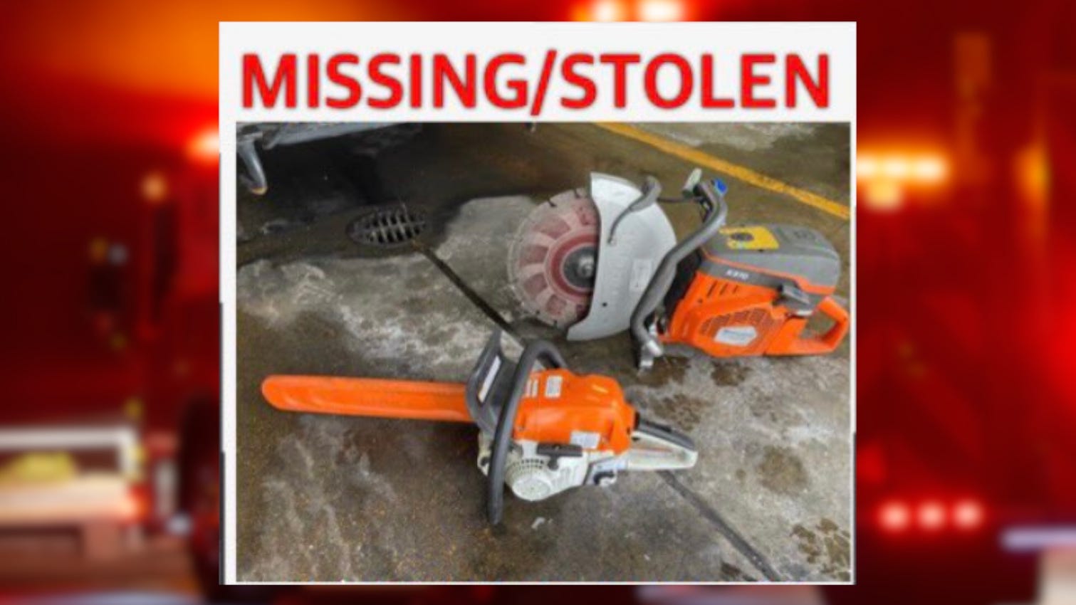 Gear stolen from St. Louis firefighters while battling fire