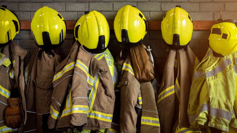 Firefighter gear - stock photo