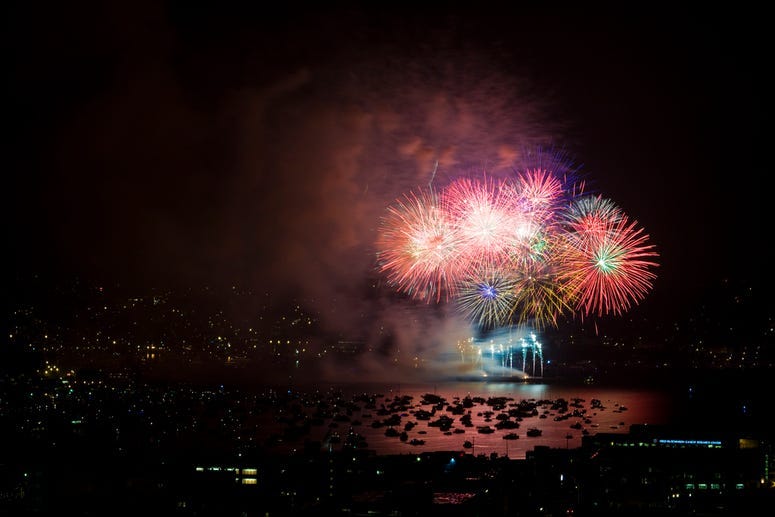 Family Fourth Fireworks