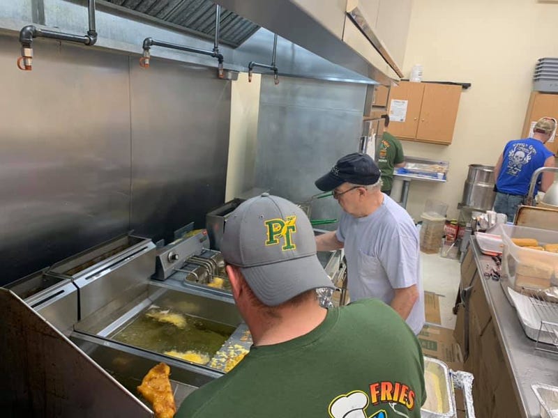 Fish fry by the Claridge Volunteer Fire Department