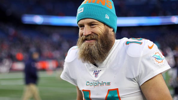 Dolphins quarterback Ryan Fitzpatrick reveals his favorite NFL city