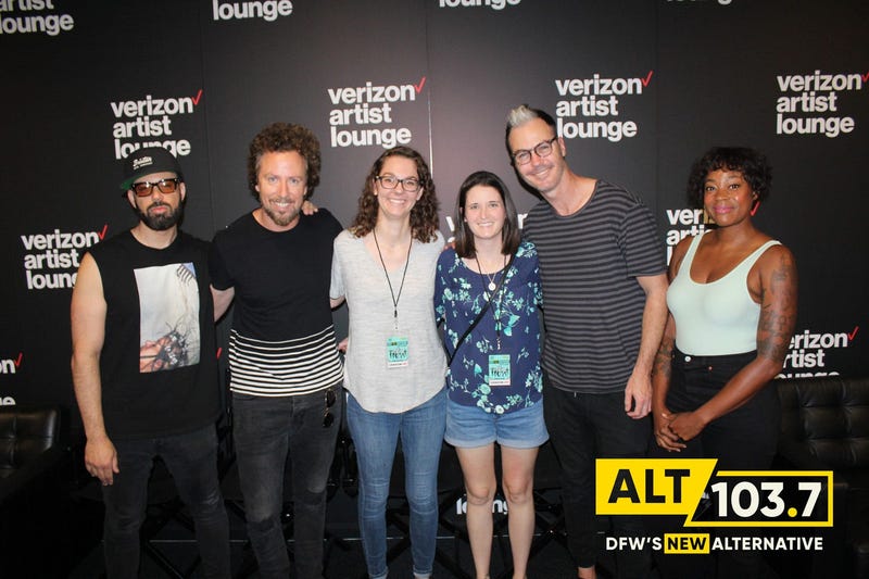 Fitz And The Tantrums Meet & Greet At The Verizon Artist Lounge