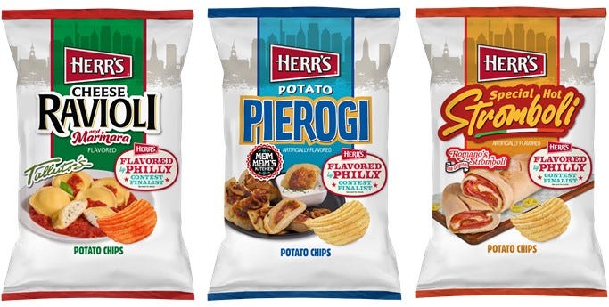 The three new flavor finalists up for a vote in this year's Flavored by Philly Contest are cheese ravioli and marinara, potato pierogi and special hot stromboli.