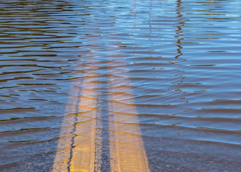 flood on street