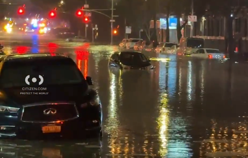 PHOTOS: Bronx water main break floods streets, submerges cars