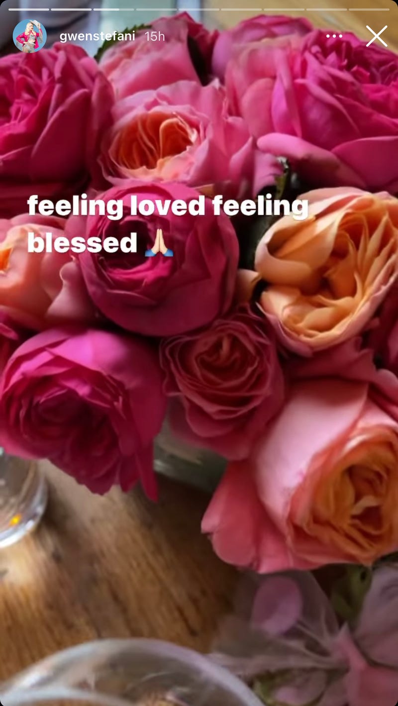 Gwen Stefani IG story