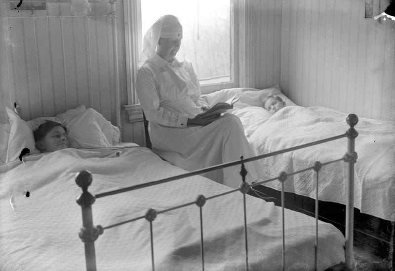 Photo during the Spanish flu of 1918
