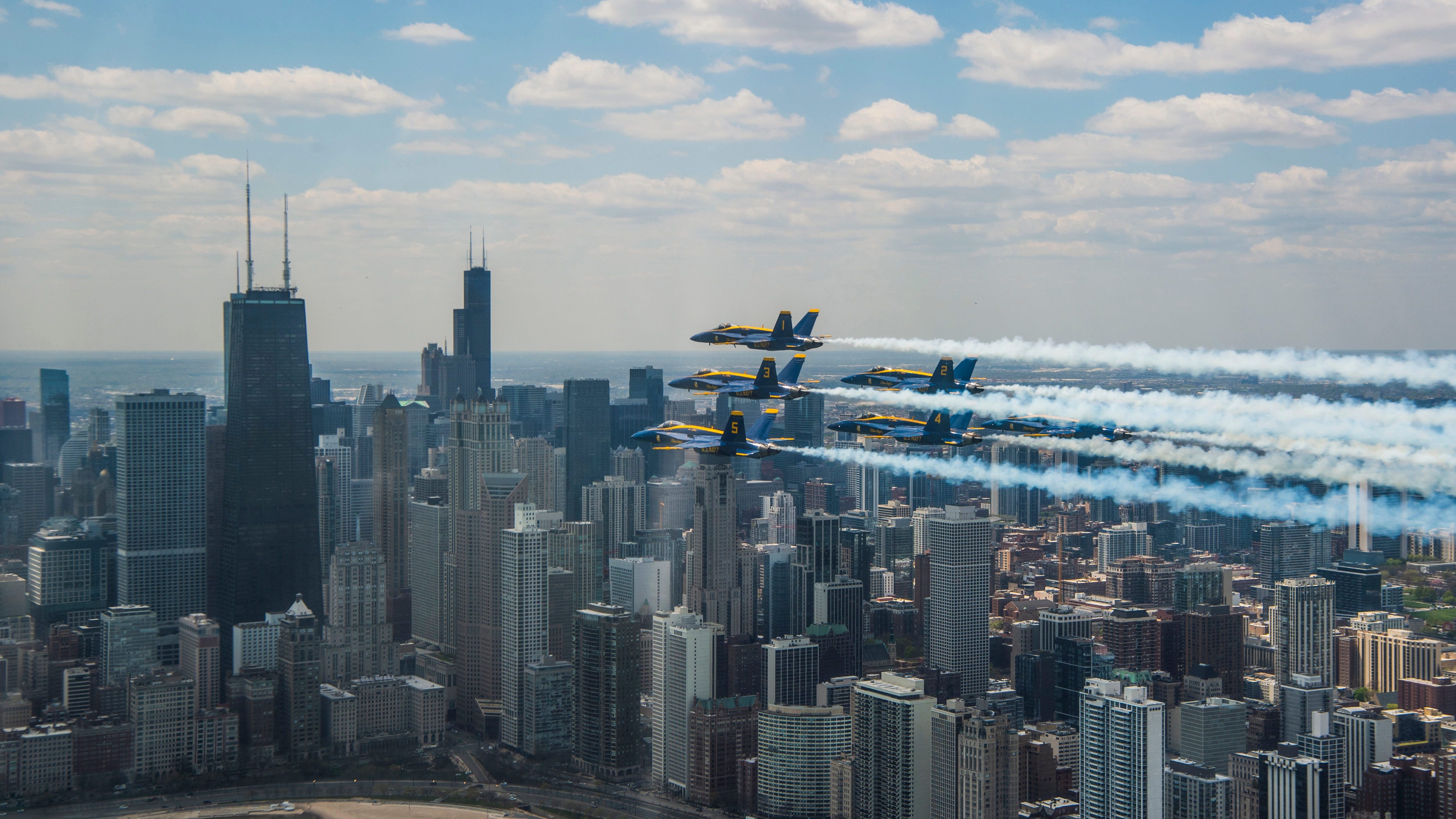 Flyovers honor Americans for their service during pandemic